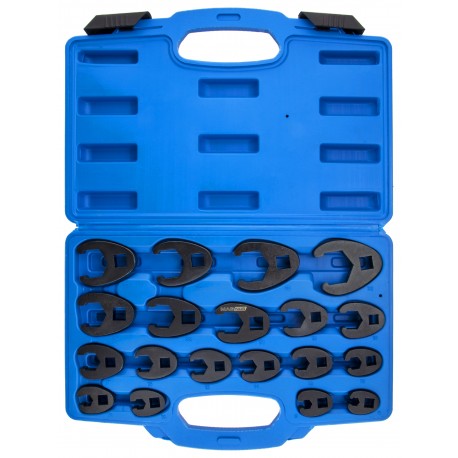 Zestaw kluczy półotwartych do przewodów 8-32 mm 19 szt