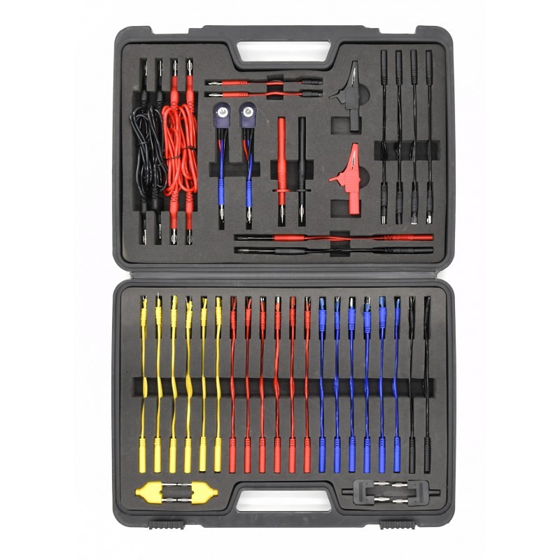 Zestaw przewodów pomiarowych do obwodów samochodowych 92 elem