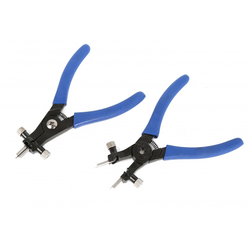 Zestaw 2 szczypiec do pierścieni segera wewnętrznych i zewnętrznych