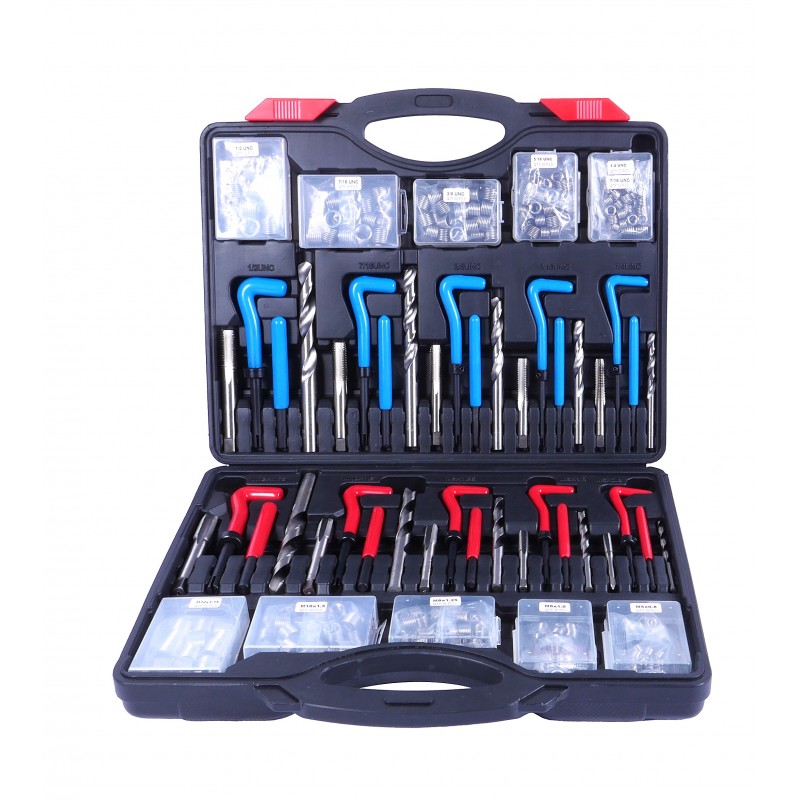 Zestaw do regeneracji gwintów  heli coil metryczne i calowe 314 części