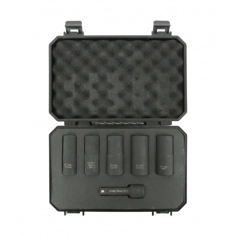 Zestaw nasadek do uszkodzonych śrub kół 6 szt