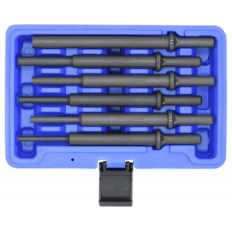Zestaw 6 wybijaków do młotka pneumatycznego