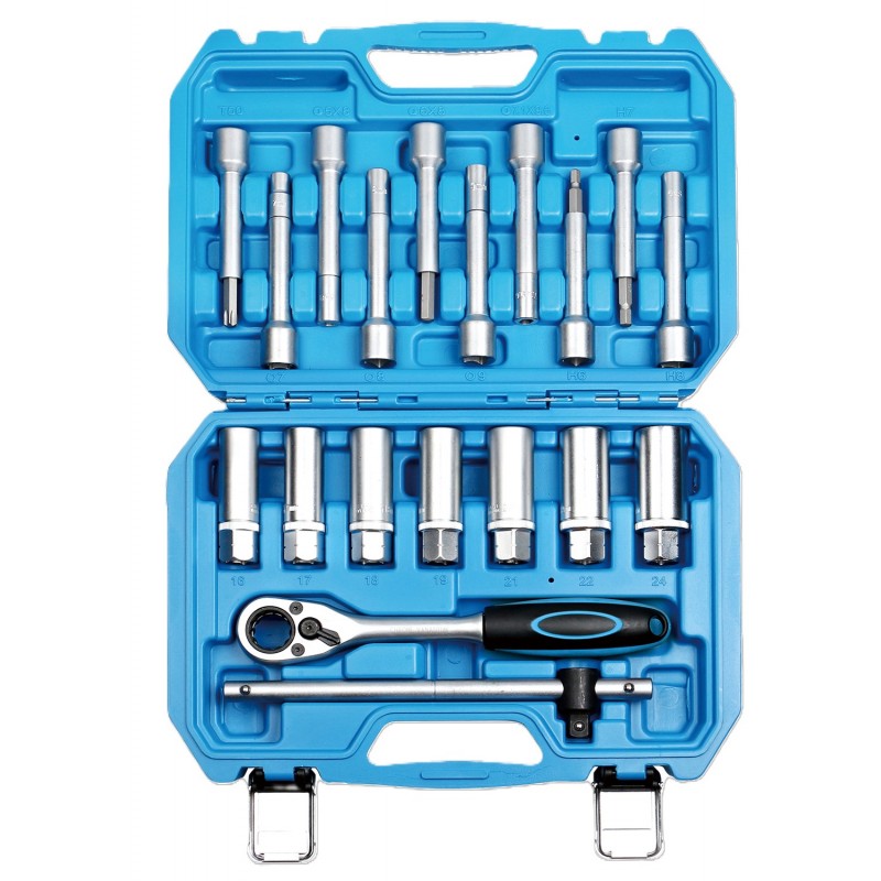 Zestaw narzędzi do serwisowania amortyzatorów 19-elementowy