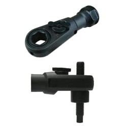 Grzechotka pneumatyczna kompozytowa 122 Nm z nasadkami