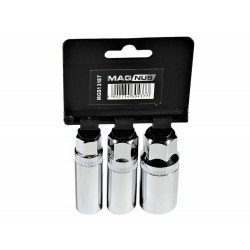 Zestaw nasadek 3 szt do świec 14, 16, 21 mm