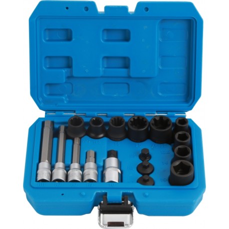 Zestaw nasadek do zacisków hamulcowych 17 szt