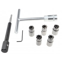 Zestaw frezów do gniazd wtryskiwaczy 5 szt