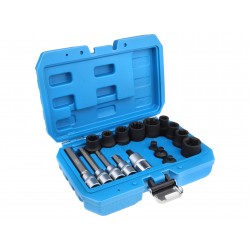 Zestaw nasadek do zacisków hamulcowych 17 szt