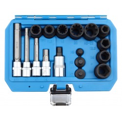 Zestaw nasadek do zacisków hamulcowych 17 szt