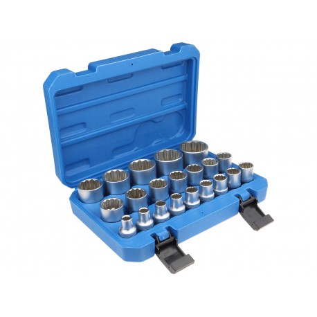Zestaw nasadek 12 kątnych 8-32 mm 21 szt